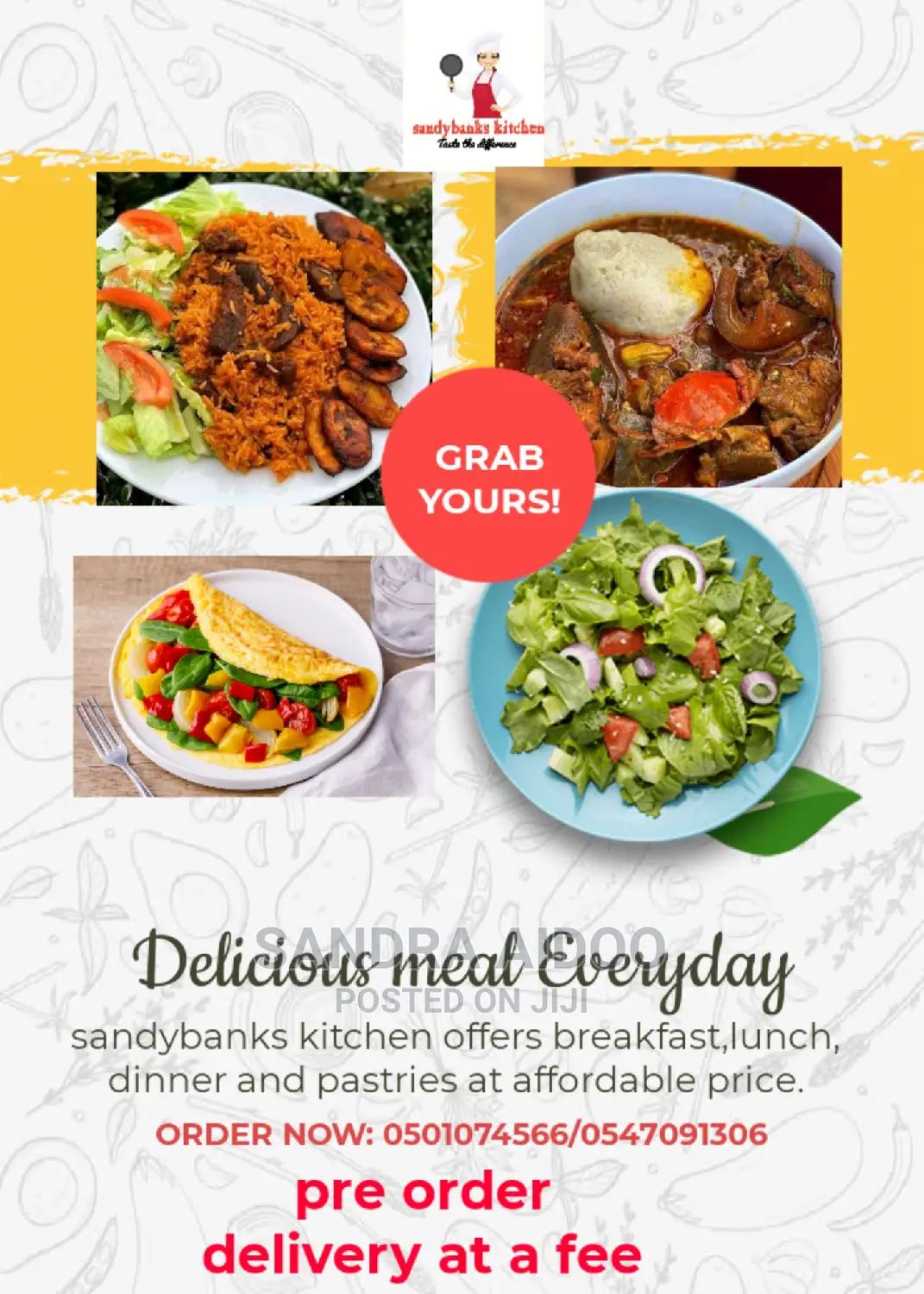 Order for Good Pastries, Food and More.