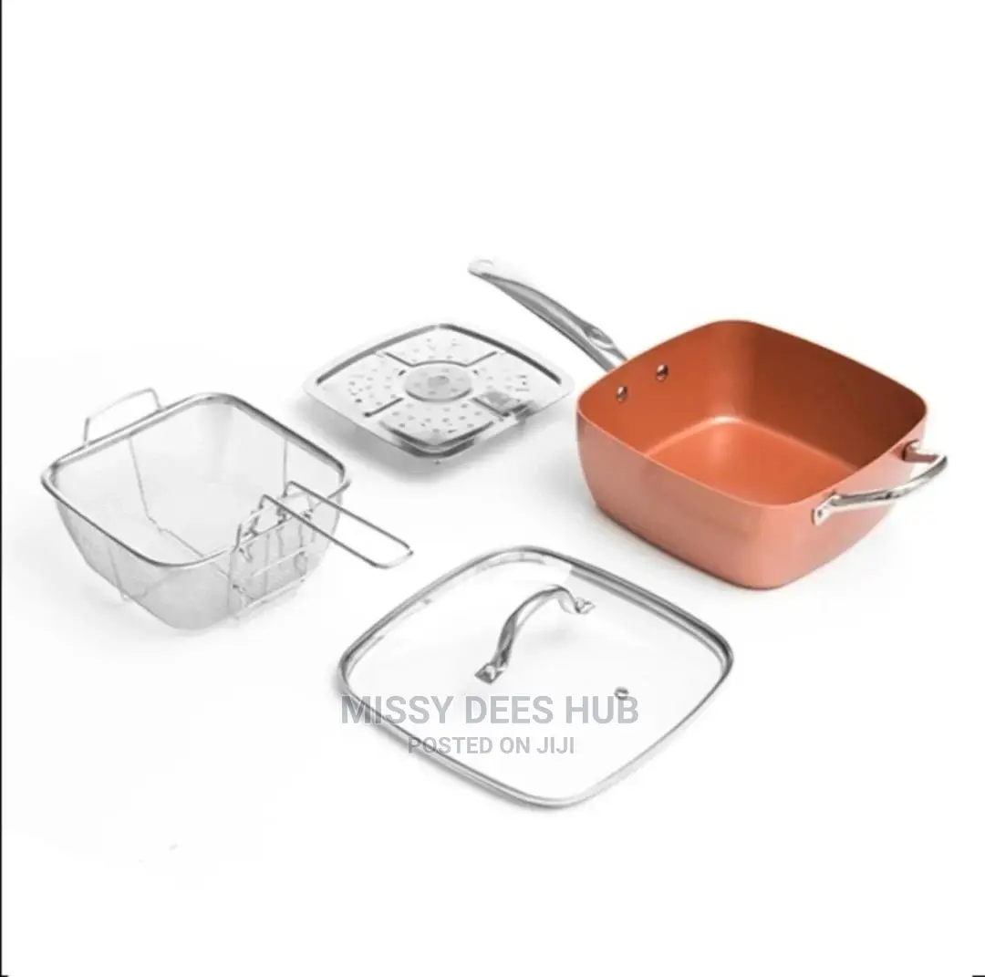 Square Copper Casserole Pan