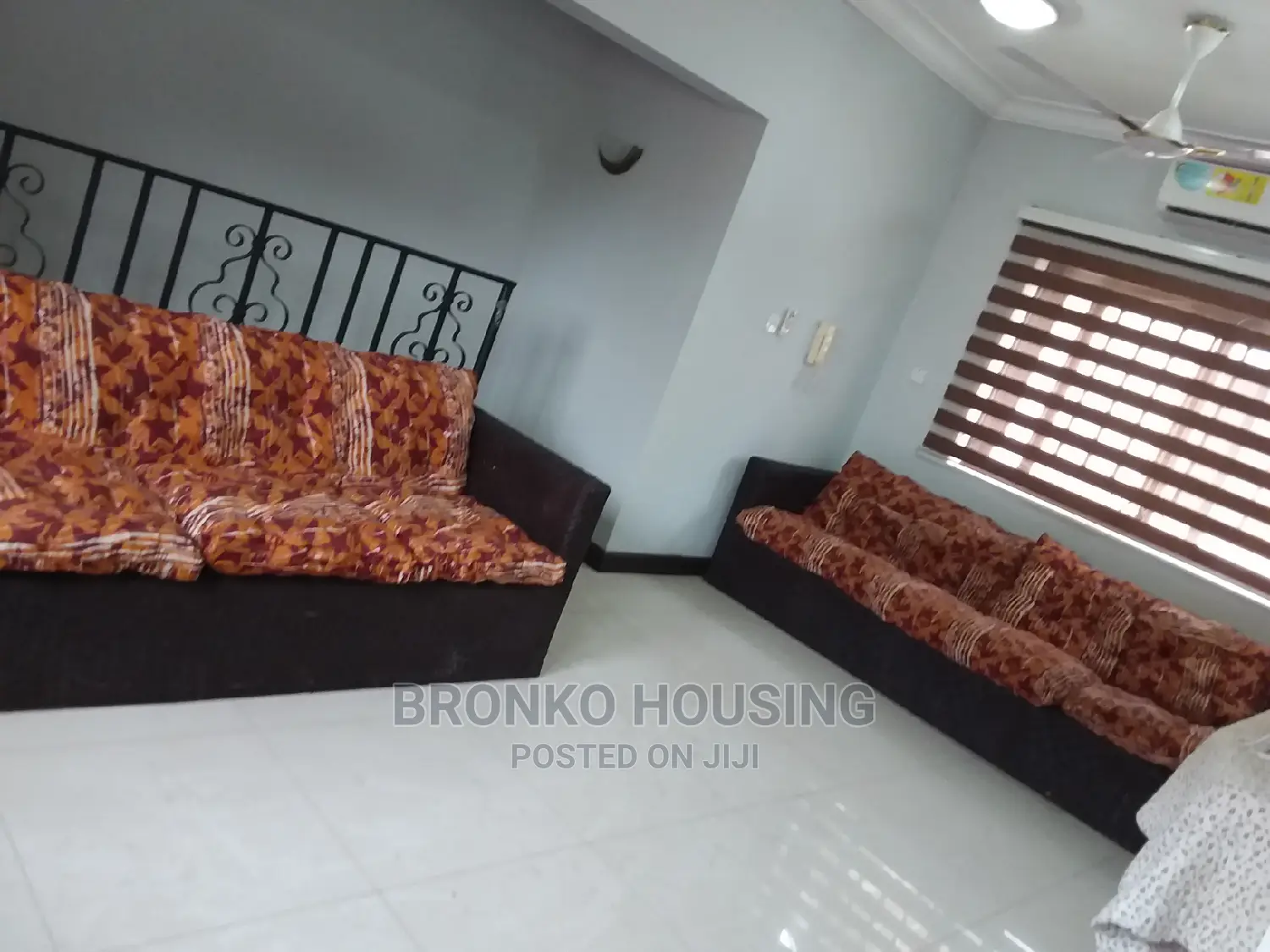Furnished 3bdrm House in Bronko Housing, Tema Metropolitan for rent