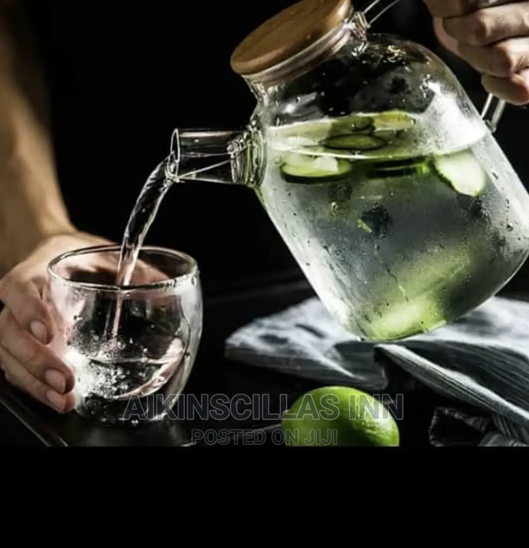 Hot and Cold Glass Jar