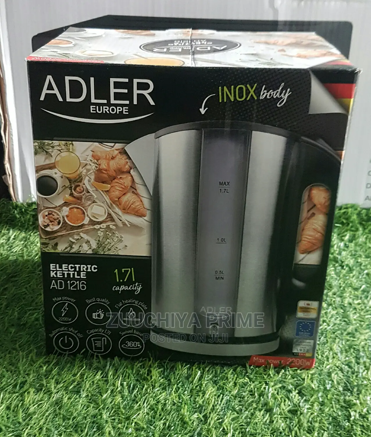 Adler Stainless Steel Kettle From Germany