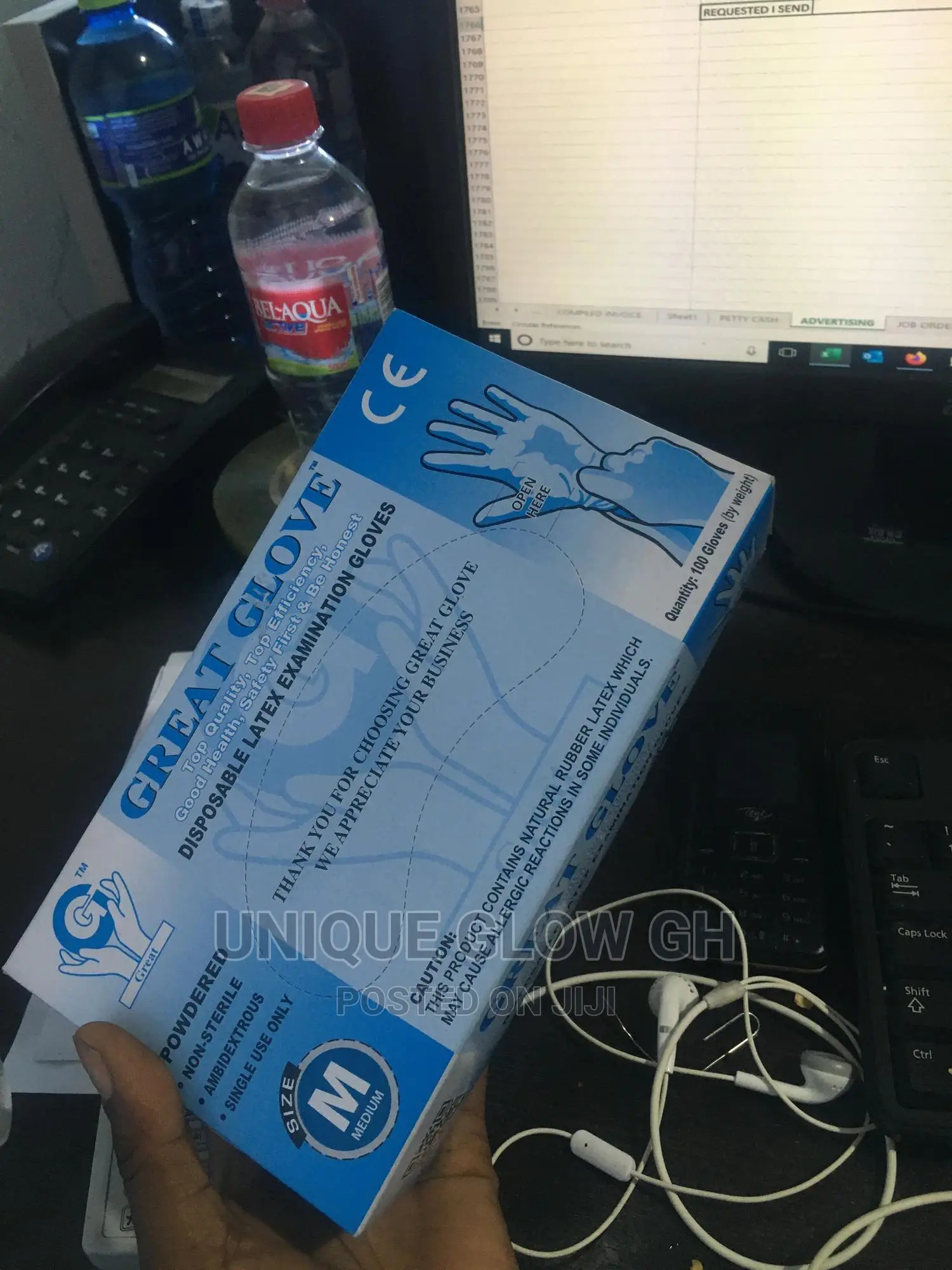 Powdered Disposable Surgical Examination Gloves