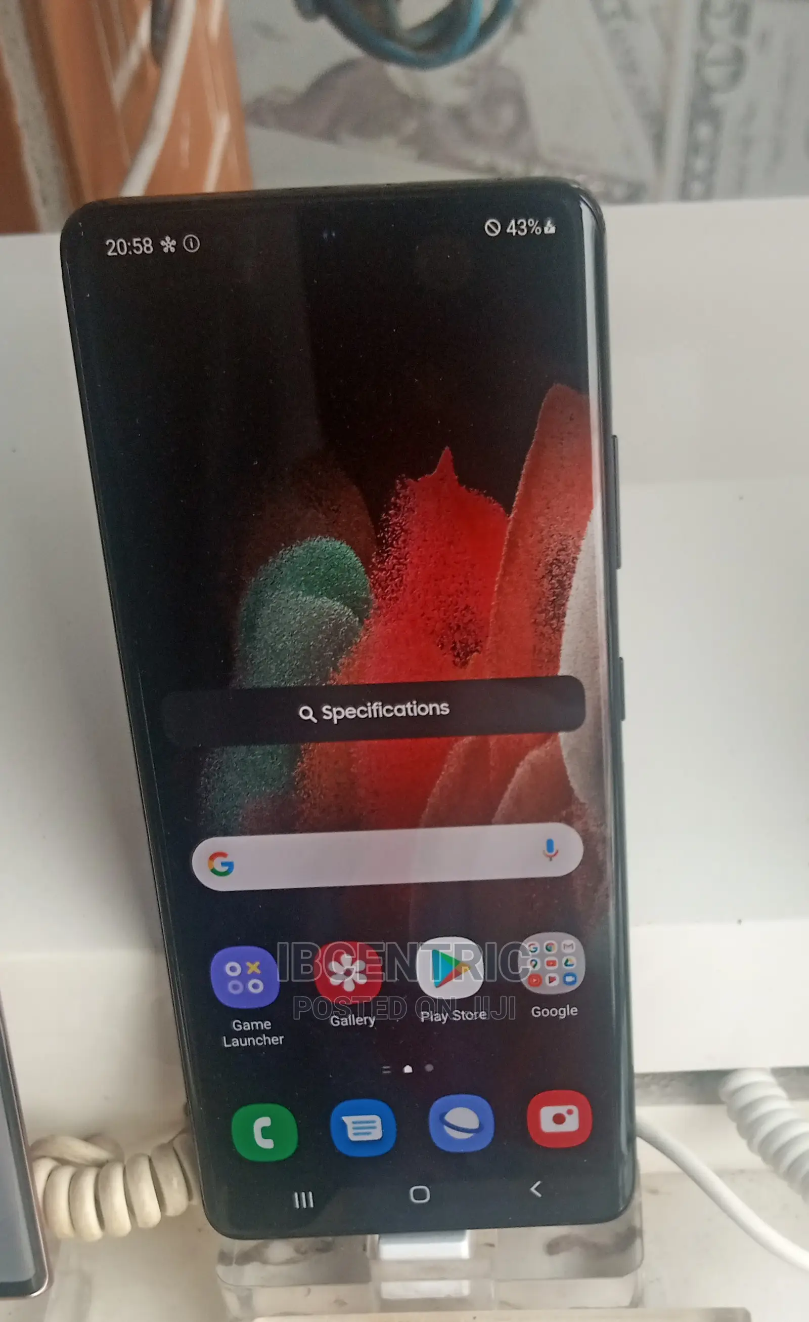 New Samsung Galaxy S21 Ultra 5G 128 GB Black