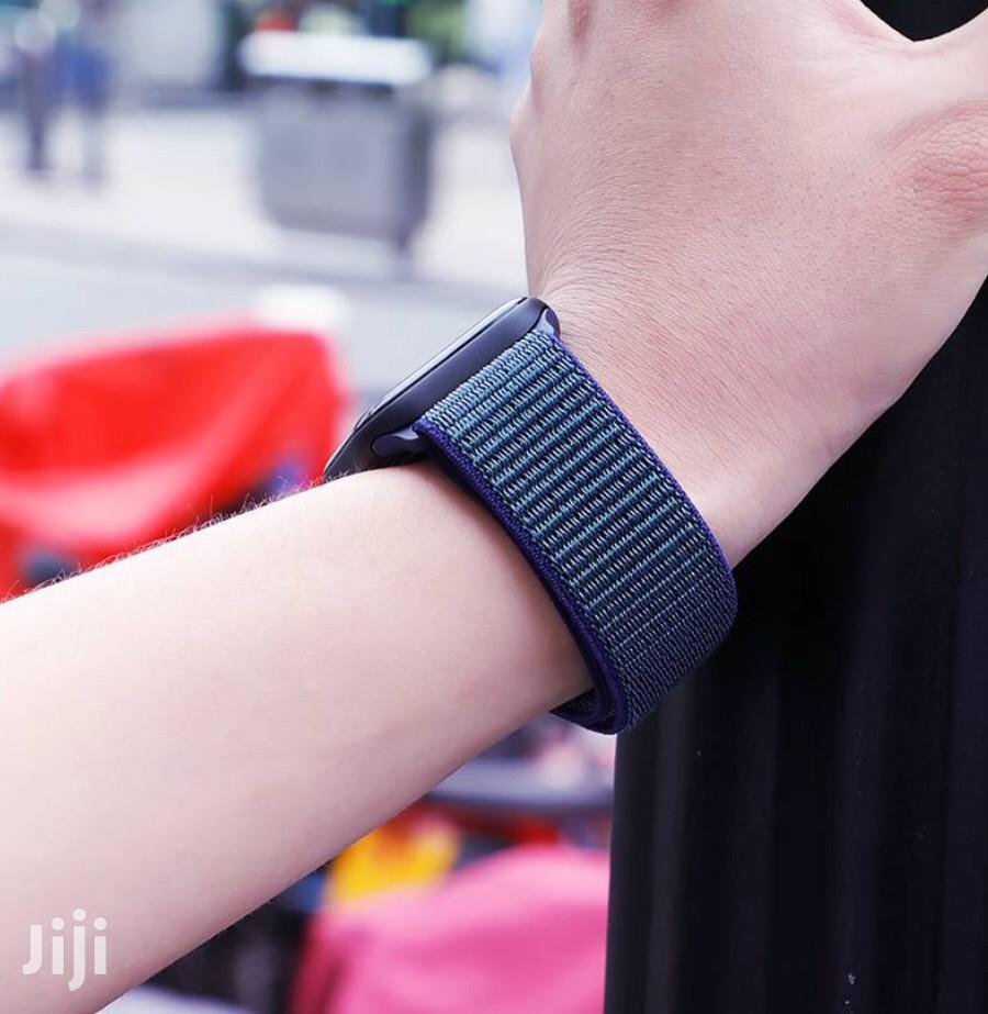 Nylon Crested Sport Apple Watch Band Strap 4 Series 1-9