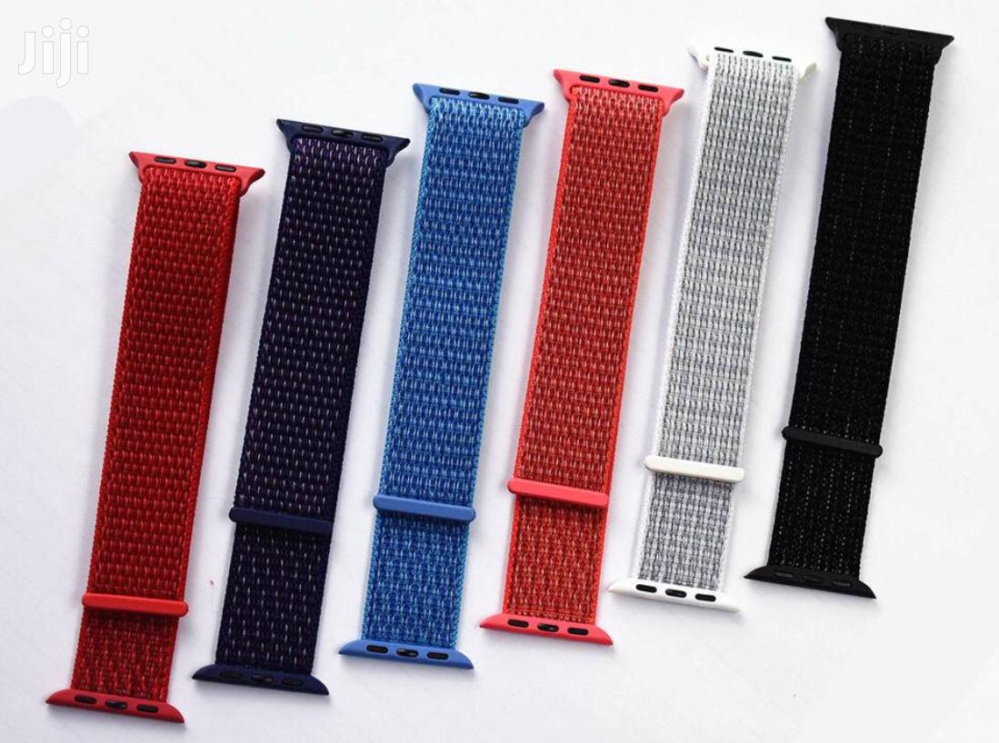 Nylon Crested Sport Apple Watch Band Strap 4 Series 1-9