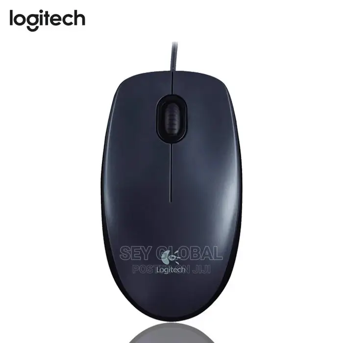 Logitech Mouse Wired USB M90 Black