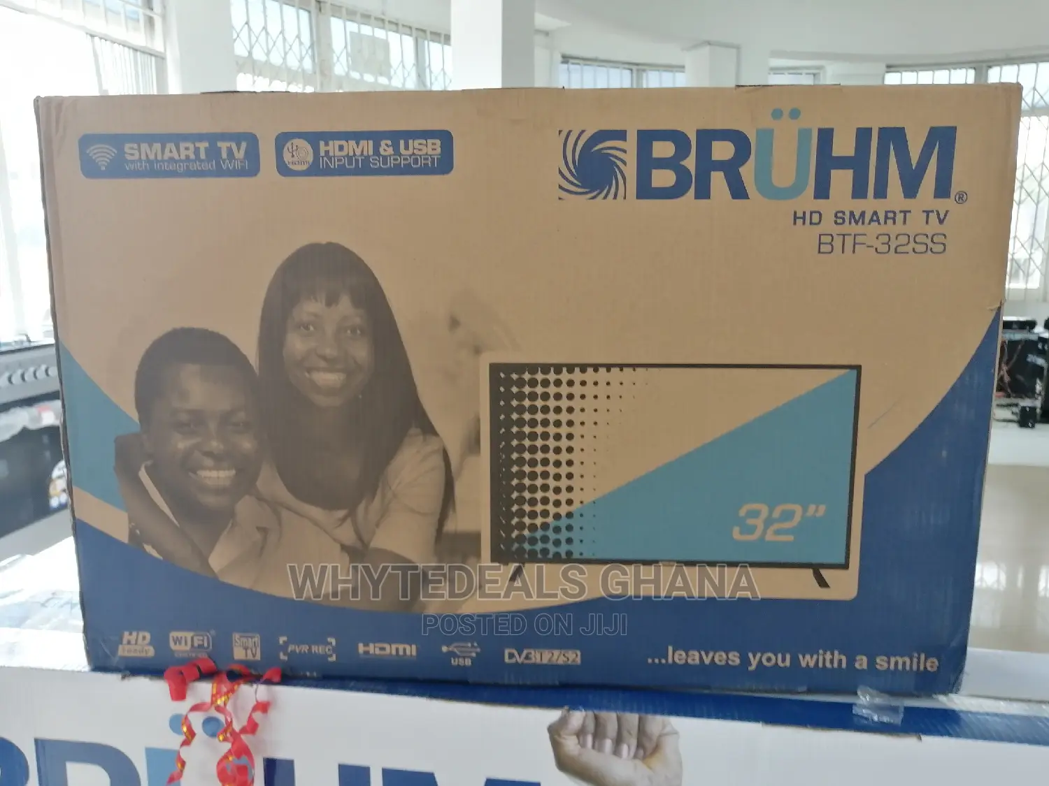 BRUHM 32 Inch Smart Satellite Android LED TV