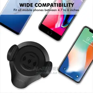 Promate Alphamount 2-In-1 Qi Wireless Charging Car Mount