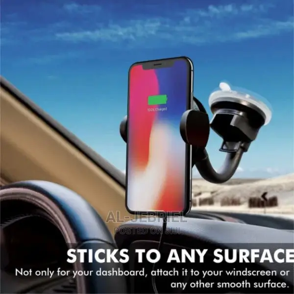 Promate Alphamount 2-In-1 Qi Wireless Charging Car Mount