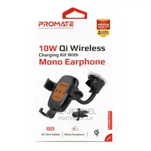 Auramount-Bt 10W Qi Wireless Charging Kit With Mono Earphone