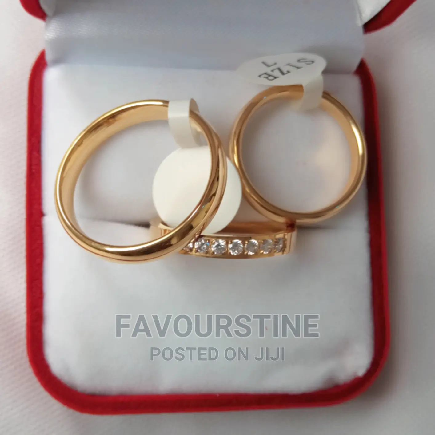 3 Piece Tungsten Anti-Scratch Wedding Ring