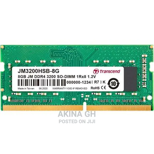 Transcend 8gb Ddr4 Laptop Ram