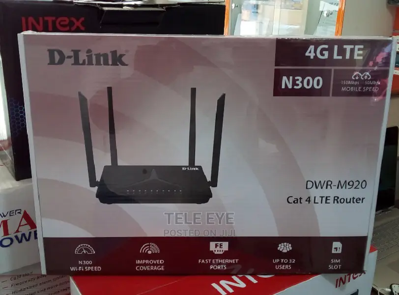 D-Link N300 4G Lte Multi-Sim Router (Dwr-M920}