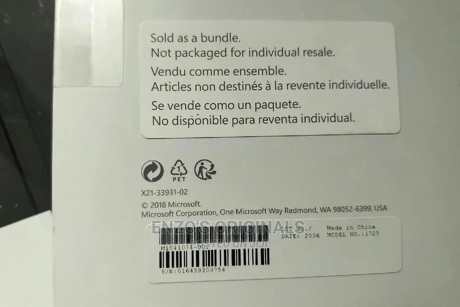 Microsoft Surface Pro Series Type Cover Keyboard New Sealed