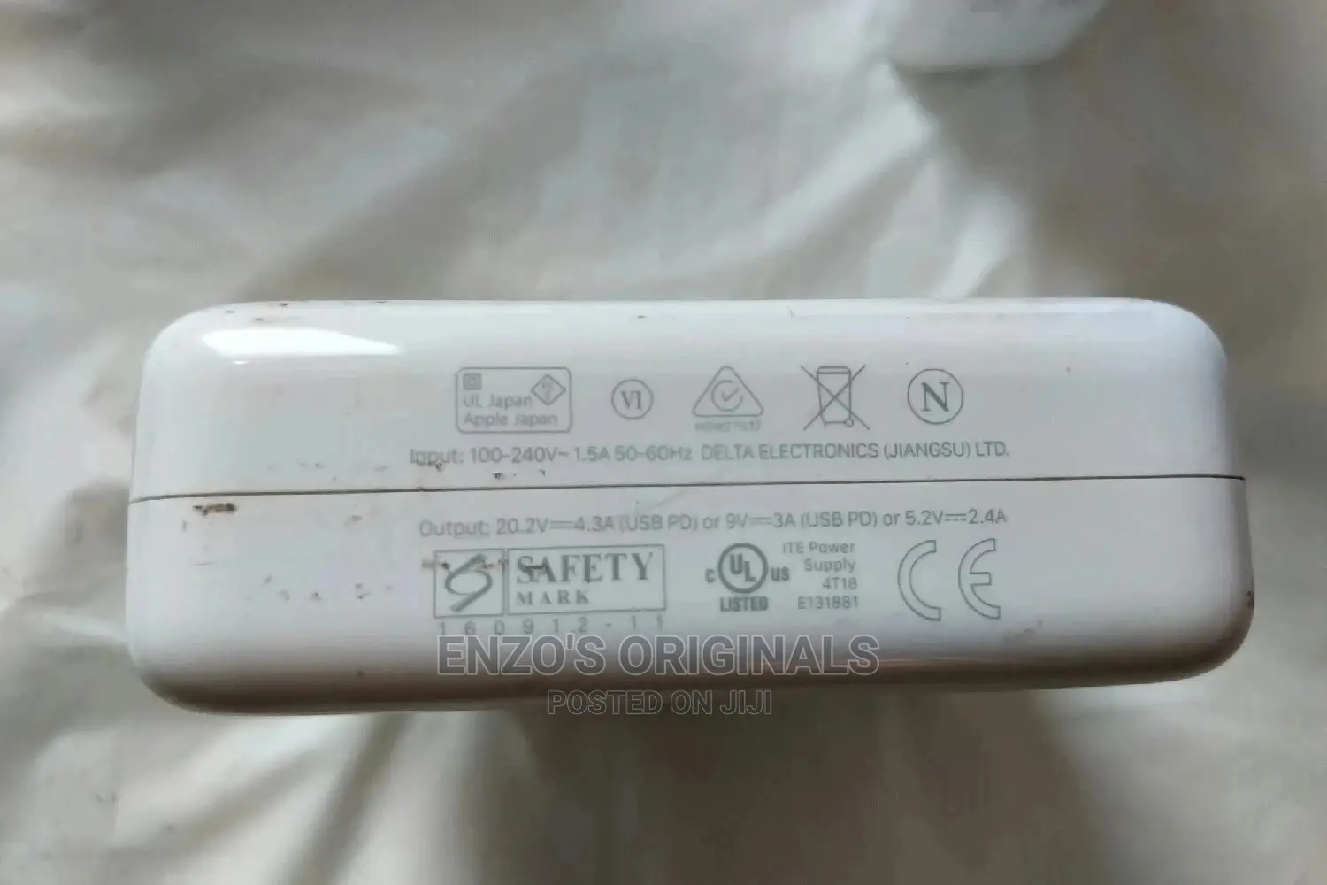 Macbook Pro 2016 - 2019 Charger Head Usb-c 87watt Apple