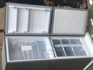 LED Light Nasco D2-20 147L Double Door Bottom Freezer Fridge
