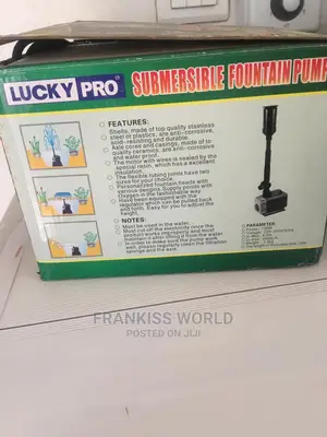 Submersible Fountain Pump for Fish Ponds