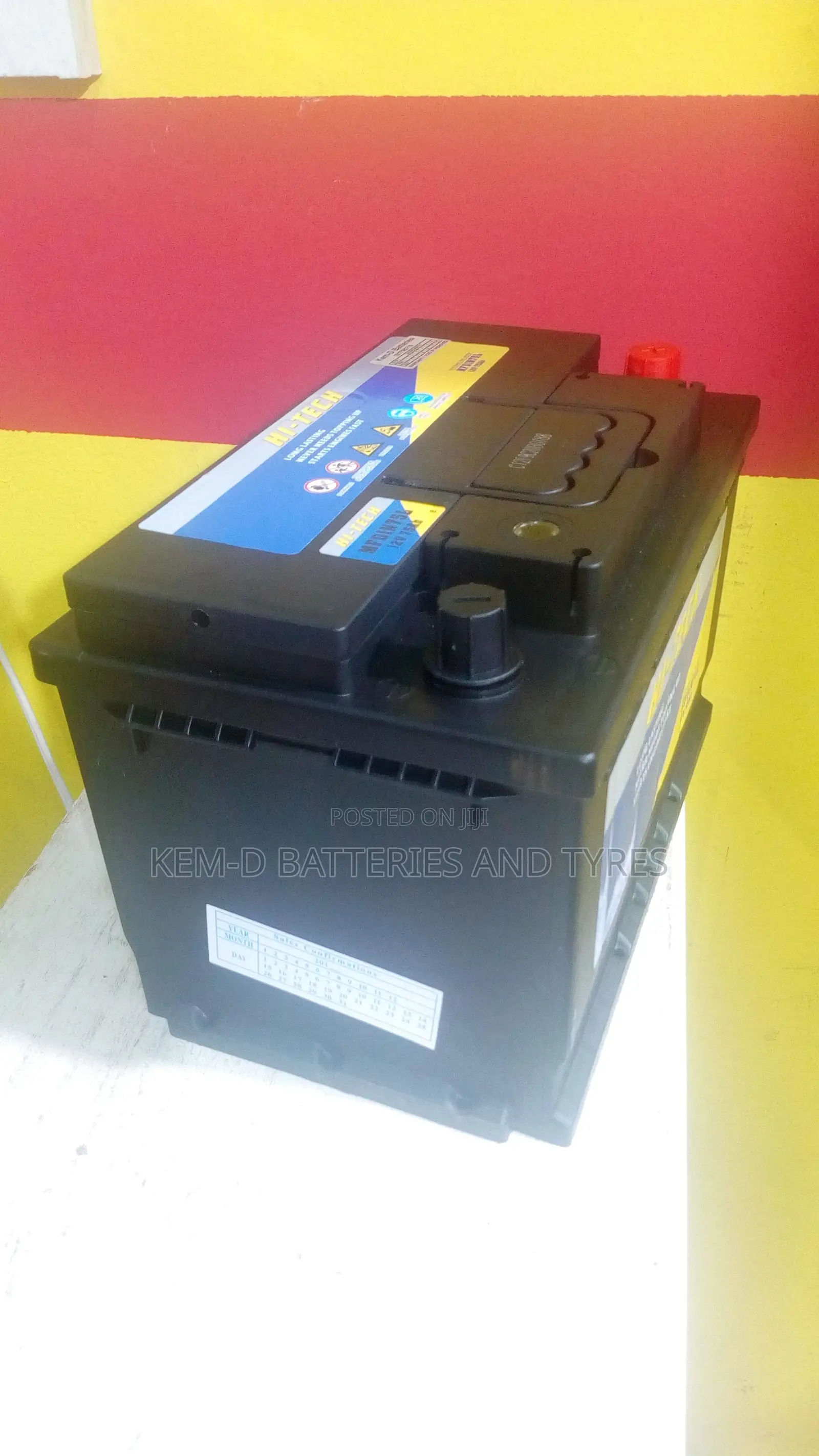 15 Plates 12V Hi Tech Battery 75ah