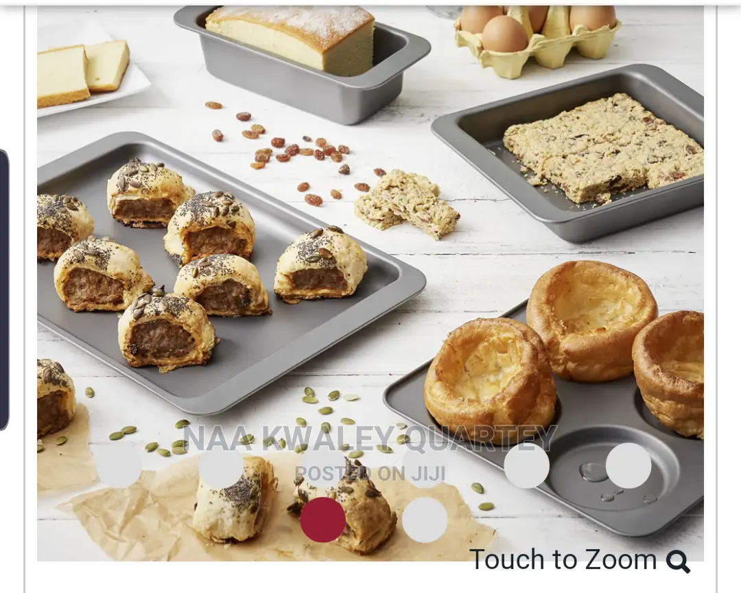 4pcs Set Nonstick Baking Trays and Pans