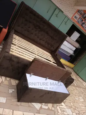 Bed With Mattress Plus Tables and an Aotman