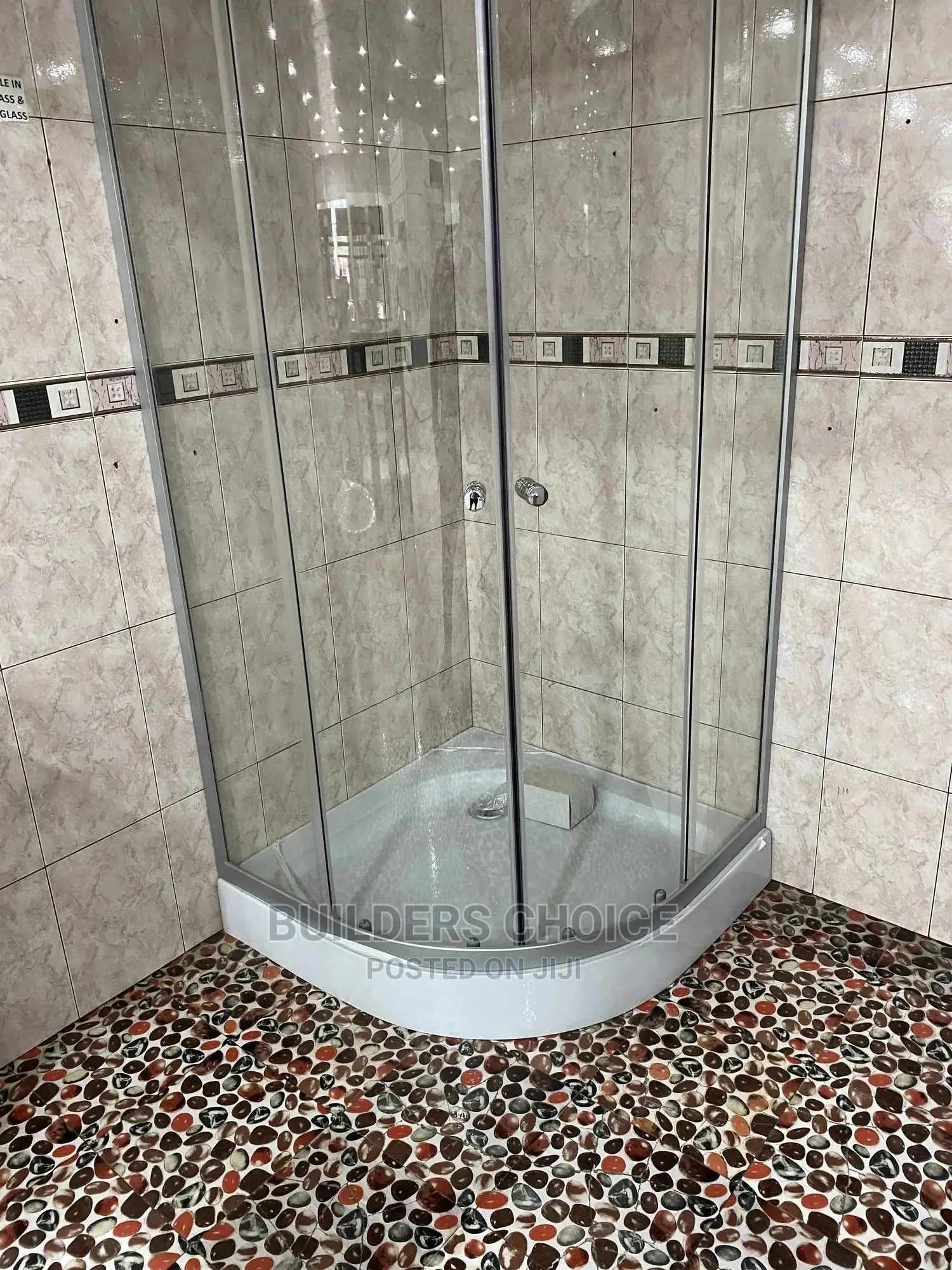 Shower Cubicle Glass Enclosure 90/90cm