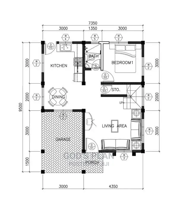 Architectural and Structural Designs ( House Plan)