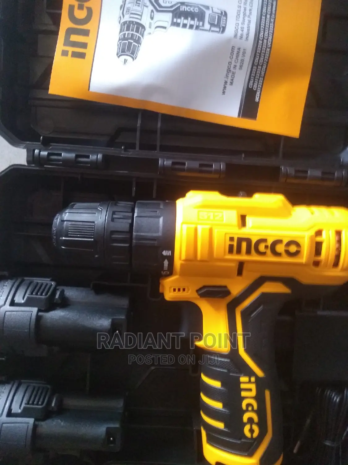 INGCO Cordless Drill 12v New