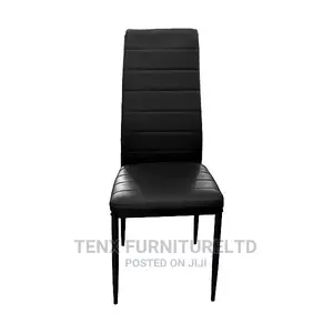 Dining Set 1+6 Tempered Glass Black