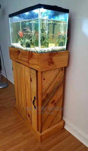 Pallets Stand Aquarium Complete Setup