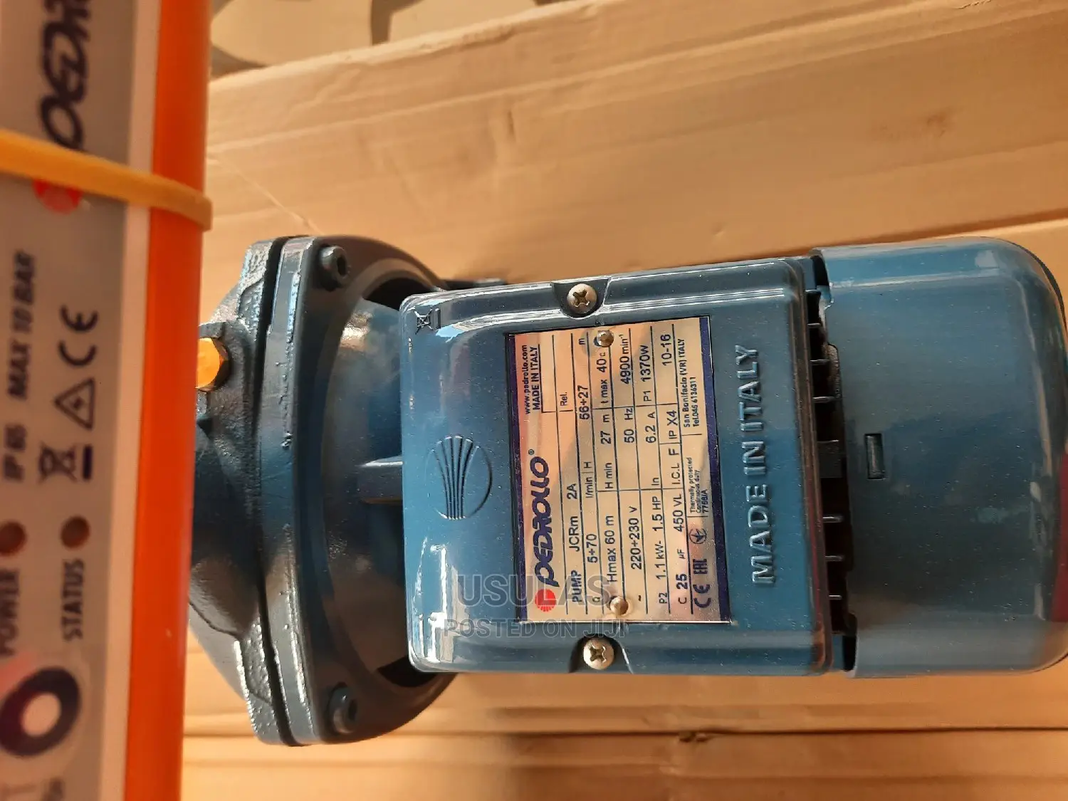 Pedrollo Electric Water Pump (1.5hp) and Booster