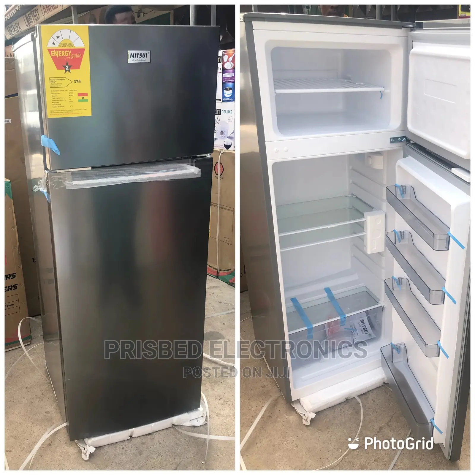 Mitsui Double Door Refrigerator 212 Litres