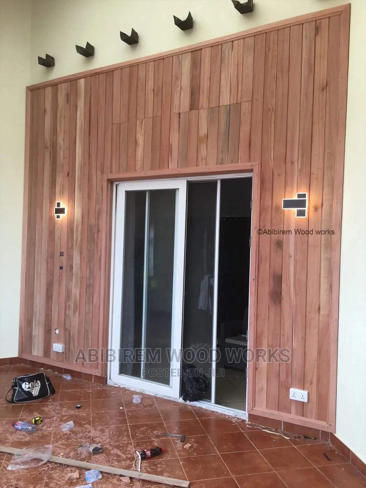 Executive Pergola and Wall Panelling