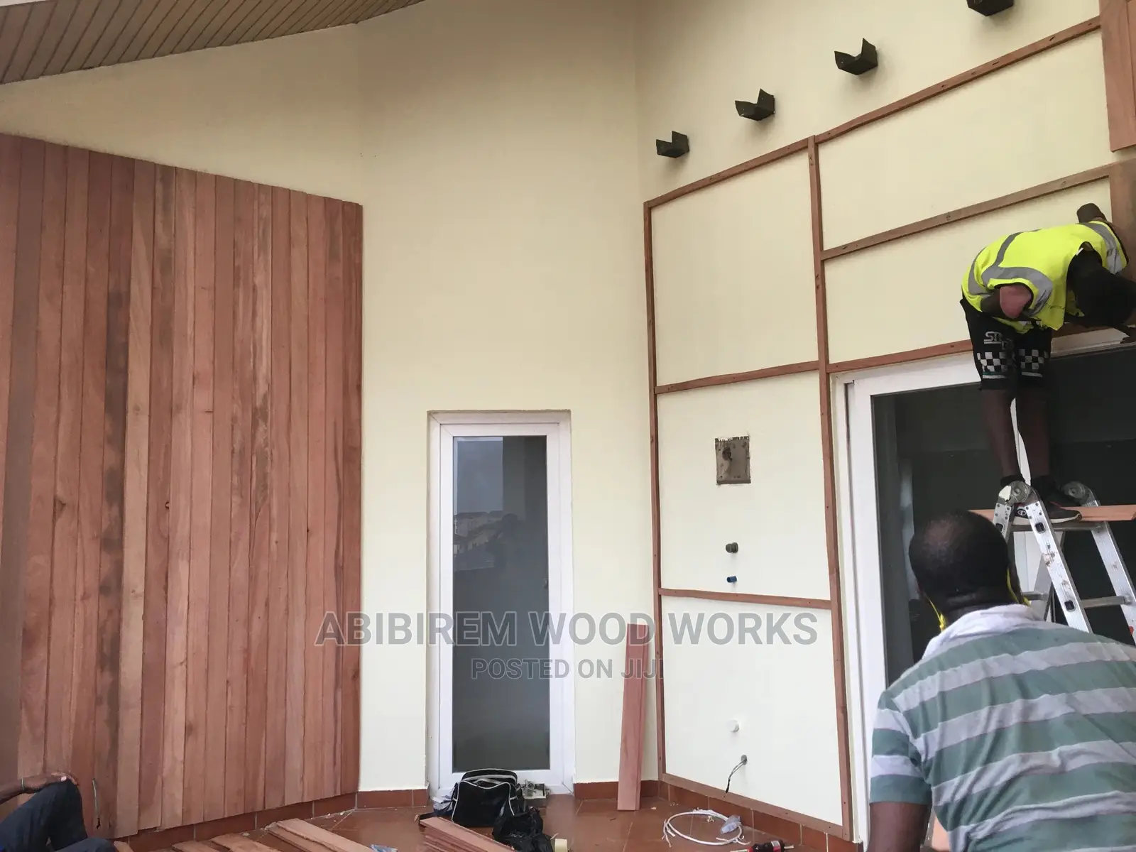 Executive Pergola and Wall Panelling