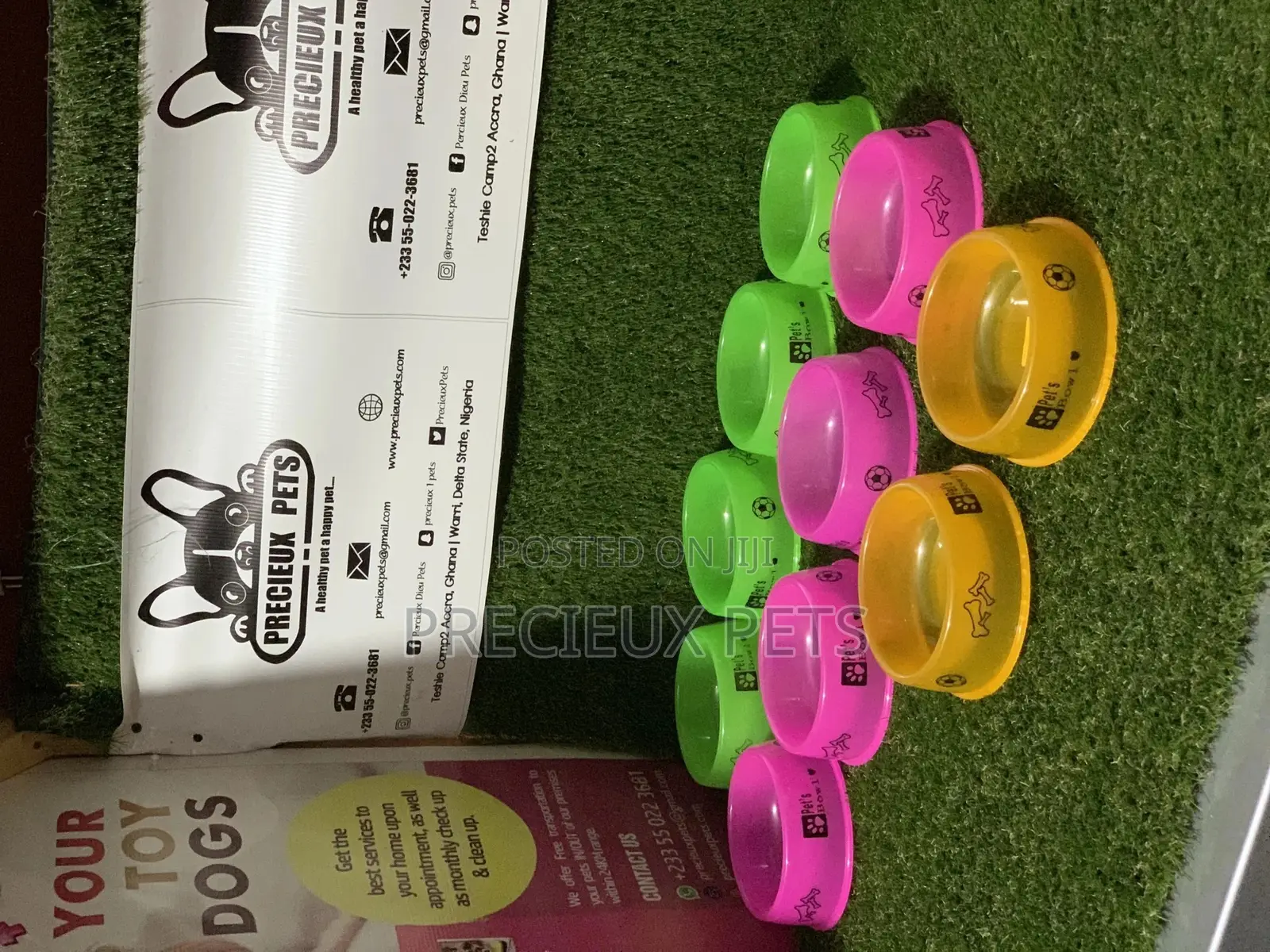 Plastic Puppy Bowls