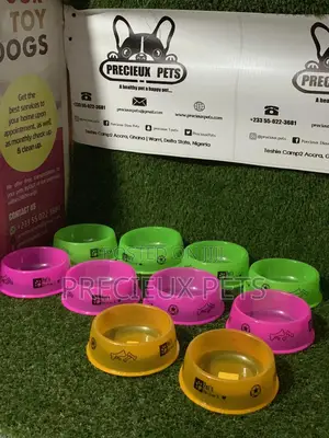 Plastic Puppy Bowls
