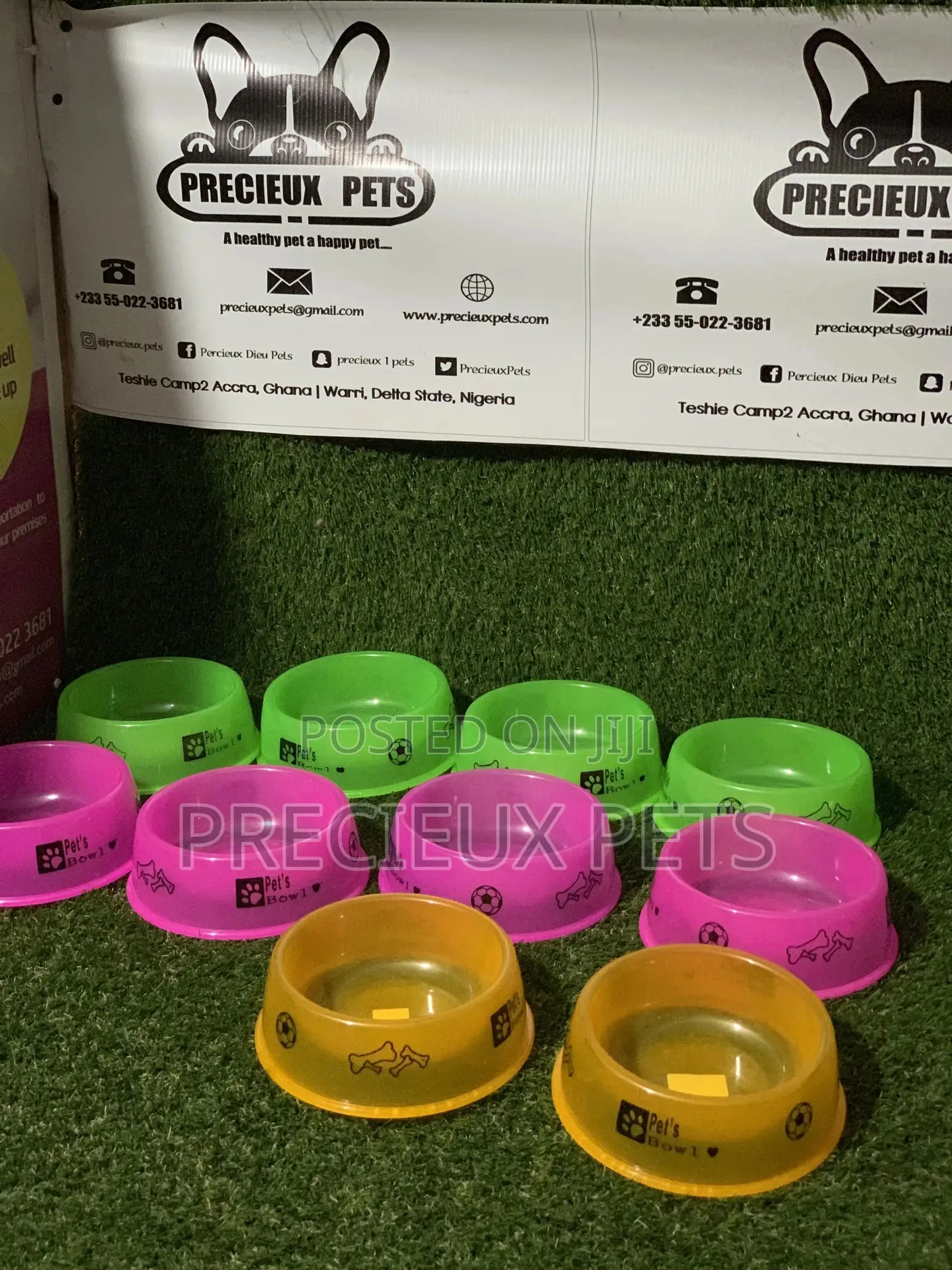 Plastic Puppy Bowls