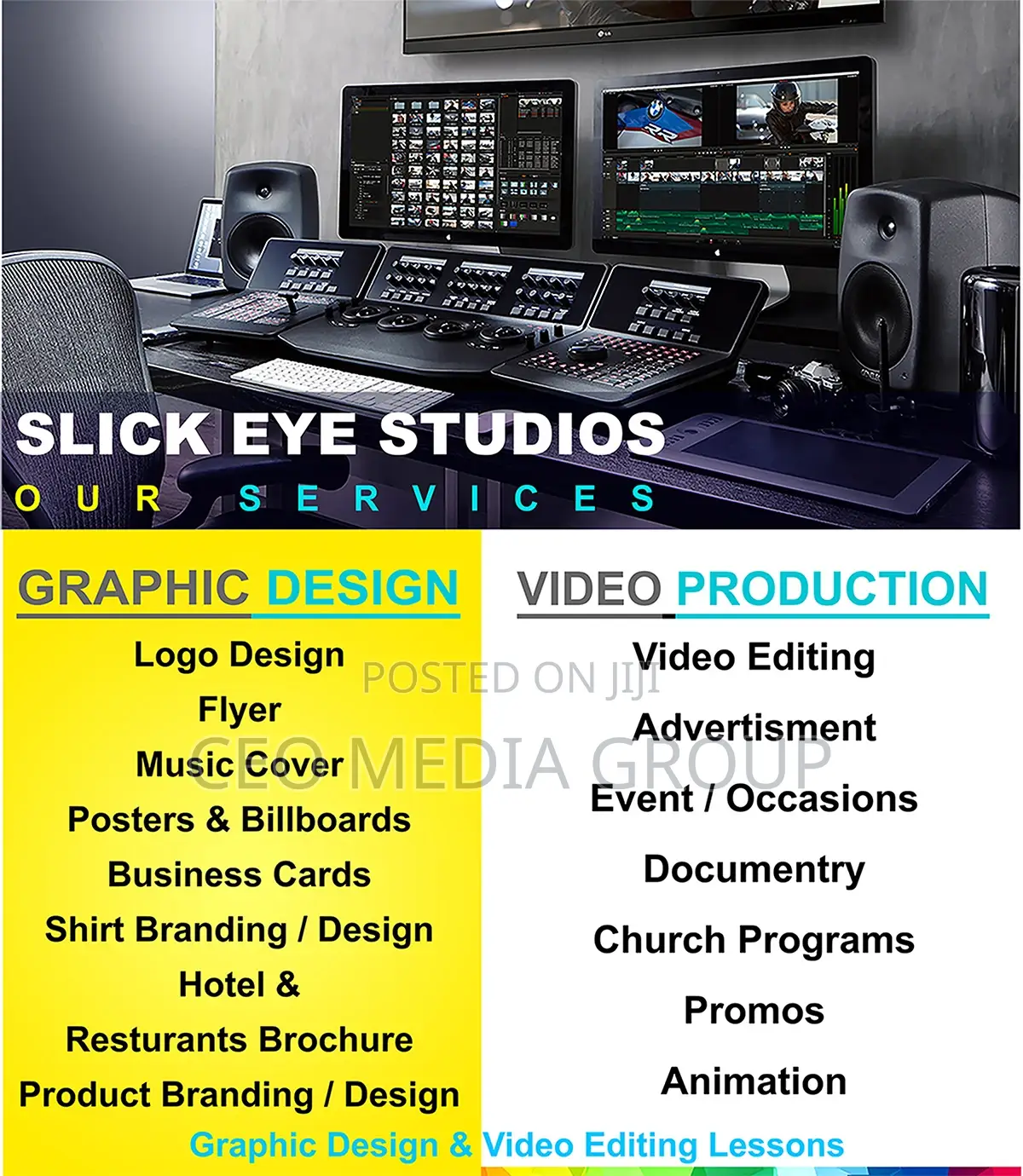 Video Editor And Graphic Designer