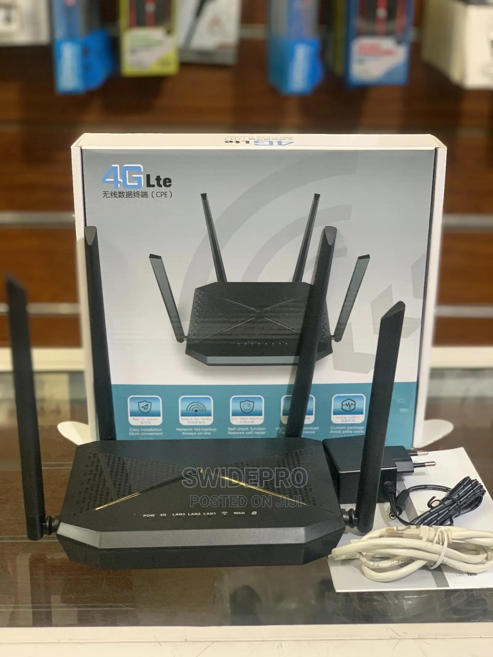 Universal 4g Router Wifi (Two Way Power)With 300mbps