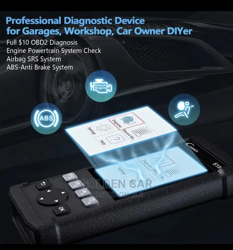 Launch CRP619 OBD2 Car Diagnostic Scanner