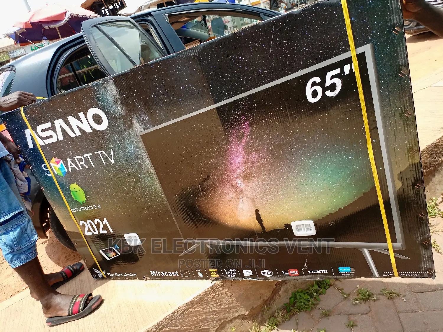 Asano 65" Uhd 4k Android Smart Satellite