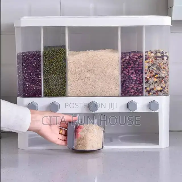 5 In 1 Food Grain/Cereal Storage