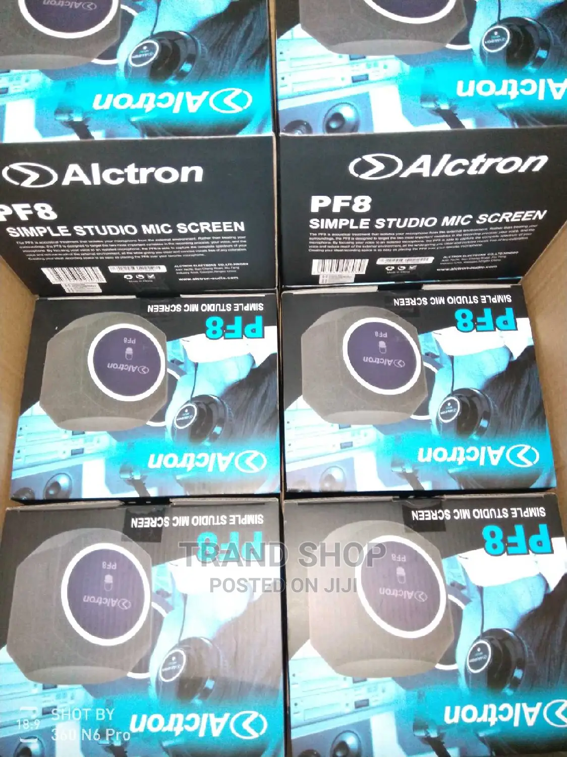 Alctron Pf8 Pop Filter-Portable Booth/ Microphone Shield Mic