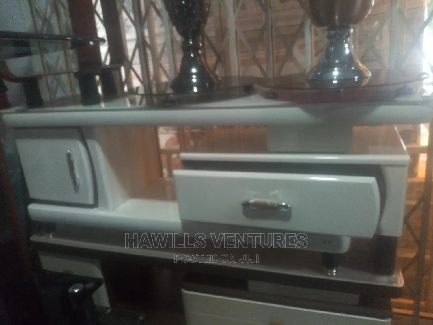 White TV Stand