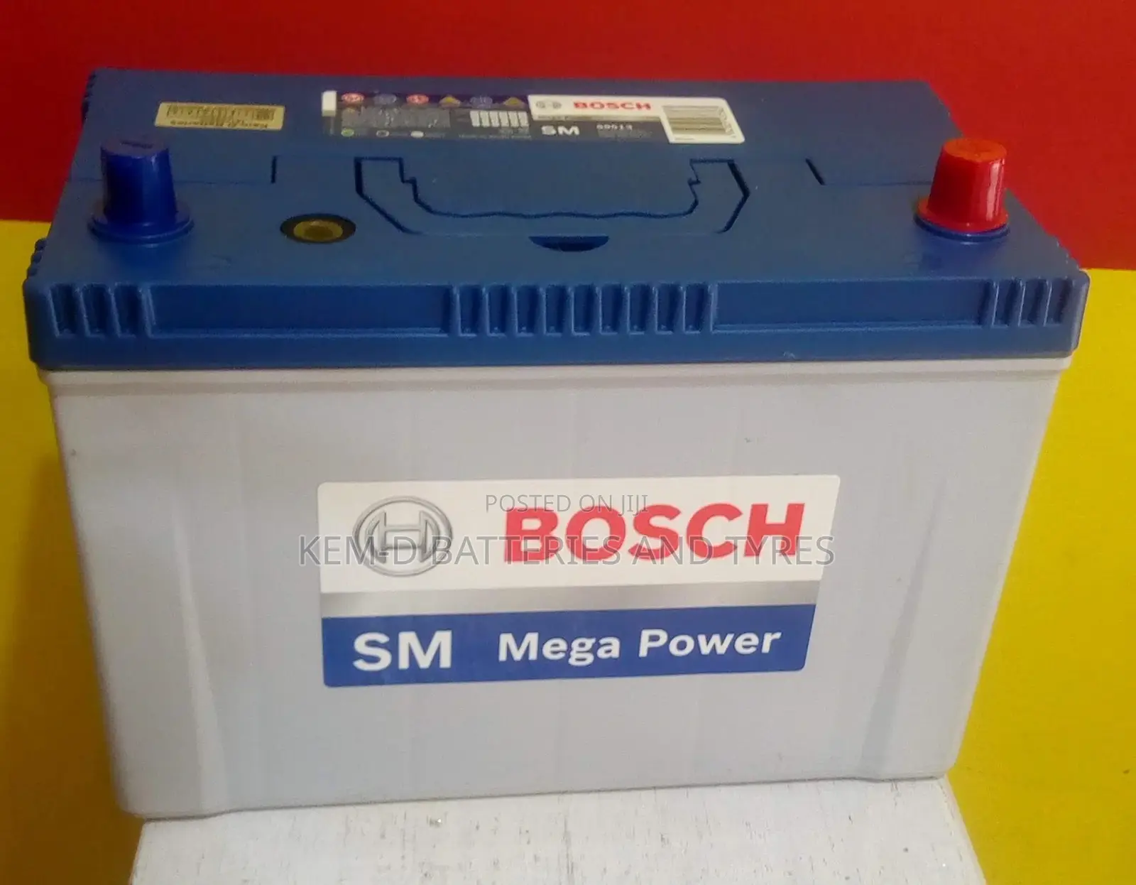 17 Plates Bosch Battery + Free Instant Delivery