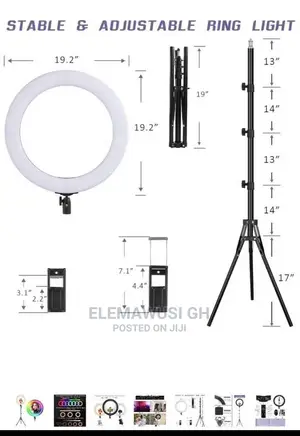 21" Ring Light With Stand Carring Bag
