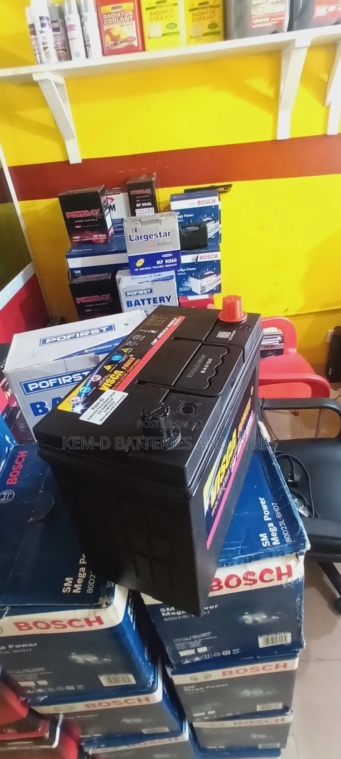 13 Plates Visca Battery for Honda Cars
