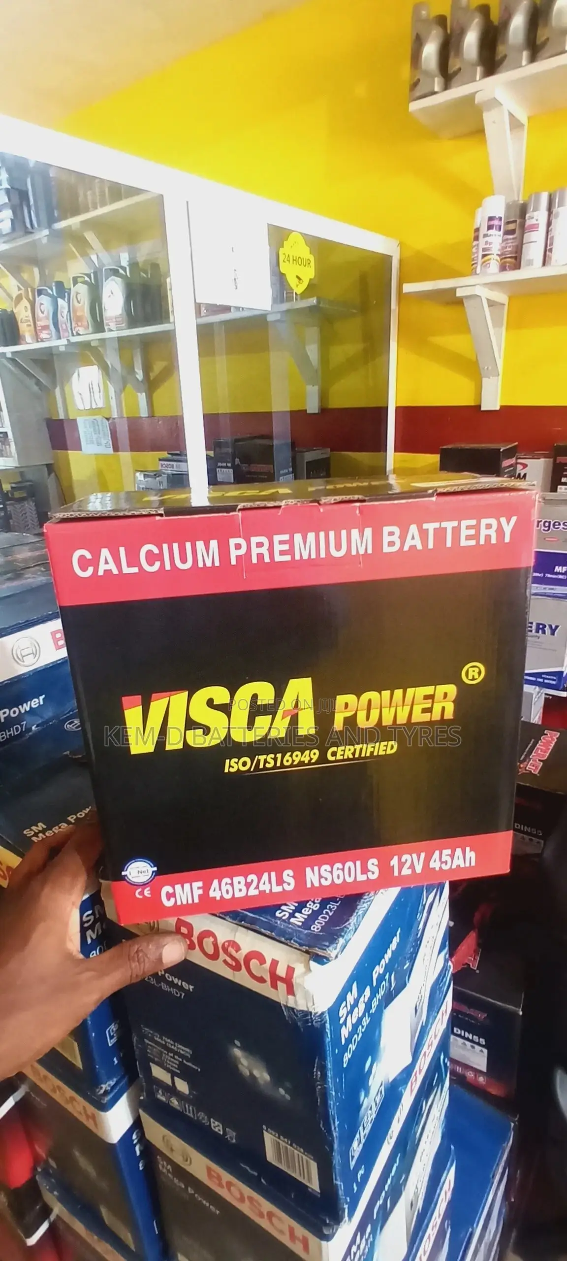 13 Plates Visca Battery for Honda Cars