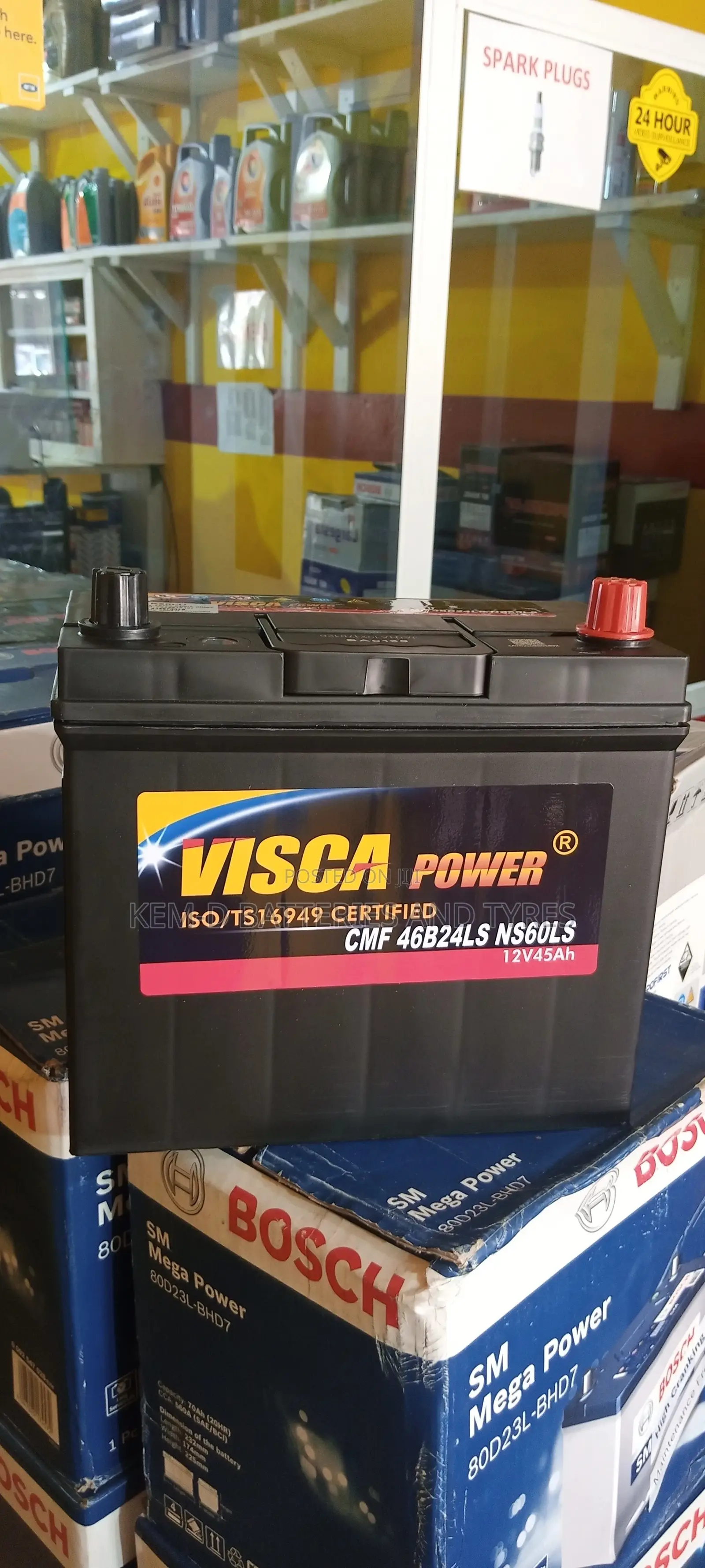 13 Plates Visca Battery for Honda Cars