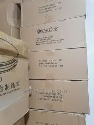 High Quality Thermal Paper Roll 80x80mm Foil Wrapped 50pc/Bx