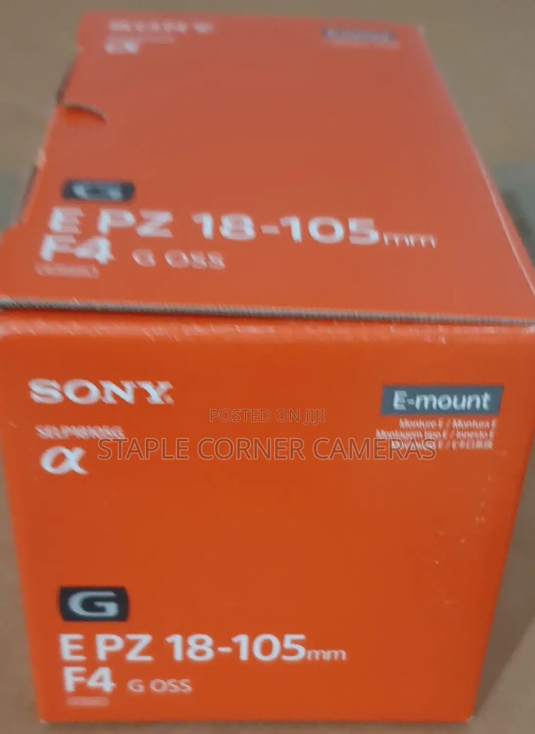 Sony E Pz 18-105mm F/4 G Oss Lens